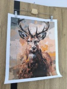 Obraz malowany po numerach jeleń 40x50