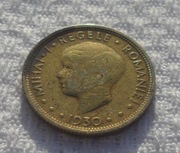 Rumunia Michał I Hohenzollern-Sizgmaringen 5 lejów lei 1930 KM# 48 Paryż