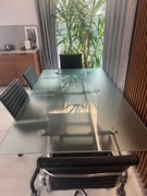 Stół duży szkło hartowane