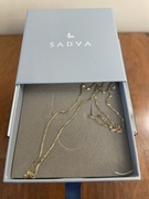 Złoty łańcuszek Pancerka 0,1 cm 50 cm SADVA