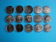 15 sztuk monet - zestaw