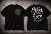 T-shirt Damaged Goods.co - Wines Lines 69's