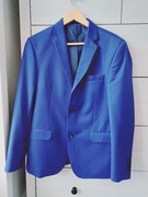 Garnitur męski piękny chabrowy kolor