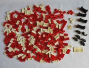 Stare Lego z lat 70 mix klocków budulcowych brick (cegła) + koła osie