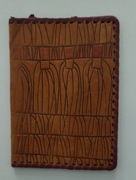 Skórzana oprawka na dokumenty 