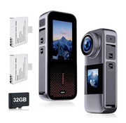 Kamera sportowa 4K  wodoodporna, 32GB SD