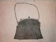 Stara metalowa torebka