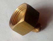 Redukcja gazowa mosiężna 1/4cal - 3/8cal