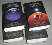 Alastair Reynolds - PRZESTRZEŃ OBJAWIENIA (cykl - 4 tomy) twarda oprawa