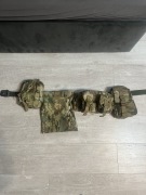 Pas taktyczny z ładownicami multicam