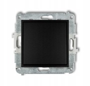 Wyłącznik pojedynczy Podtynkowy Karlik MINI 12MWP-1 czarny mat