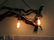 Lampa rustykalna, klimatyczna z kinkietem