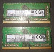 Pamięć RAM Samsung 2x8 GB = 16 GB 3200 Dual Channel DDR4 SO-DIMM