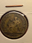 50 CENTIMES 1922 rok BON PUR Francja Tak jak na foto 