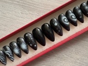 Ręcznie malowane sztuczne paznokcie,press on nails