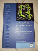 Nowoczesne projektowanie w C++.  Implementacje wzorców projektowych.