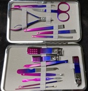 Zestaw MANICURE Pedicure 15 Elementów z etui