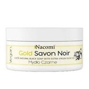 Nacomi Gold Savon Noir, złote czarne mydło z oliwą z oliwek, 125 g