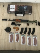 Zestaw Airsoft LCT AKMS, GP-25