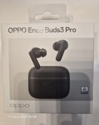 Oppo Enco Buds3 Pro Czarny (BUDS3PRO CZARNE)