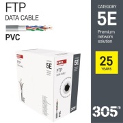 Emos Kabel skrętka do transmisji danych FTP 5E 305 m, ekranowany, S9221