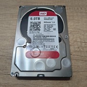 WD RED 6TB 5.4K 64MB SATA III 3.5'' WD60EFRX  NASware 3.0 