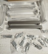 10 X UCHWYT MEBLOWY  UCHWYT DO MEBLI ,SZAFKI  ,SZUFLADY MATOWY CHROM 20 CM 