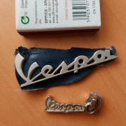 Metalowy Emblemat i suwak WESPA