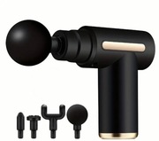 Masażer ręczny – 6-biegowy, zestaw 4 końcówek 