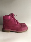 Timberland botki, trapery, buty zimowe różowe