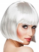 Damska Peruka Kabaret Biała Retro Burleska Halloween Karnawał