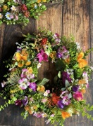 Wianek wiosenny całoroczny stroik na drzwi stół 