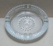 Stara popielniczka 11 cm szkło prasowane