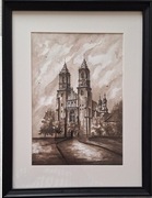 Akwarela - katedra poznańska