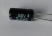 Kondensator H 2.2uF 50V 105°C Elektrolit