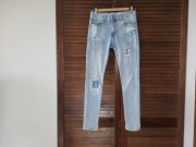 H&M jasnoniebieskie jeansy roz. 152
