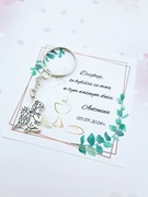 PODZIĘKOWANIE KOMUNIA CHRZEST BRELOK ANIOŁEK SREBR