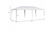 Pawilon ogrodowy, namiot imprezowy, kemping, 6x3x2,6m