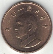 Tajwan 1 dolar 2012 - 20 mm - nr 1