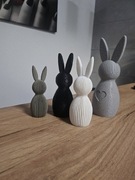 Zestaw 4 zajączki druk 3d