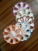 SERWETKI / PODKŁADKI HAFTOWANE FI 15cm SZT 5