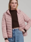 Pikowana kurtka pudrowy róż Sinsay 40 lekka