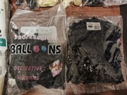 Zestaw imprezowy. Urodziny. Balony, sztućce itp. Rose Gold i Czarny