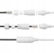 OSŁONA ZŁĄCZA RJ45 DO KAMERY wodoodporna dławik hermetyczny do kamer 11szt.