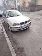 Maska BMW 320D e46 polift 2003r srebna