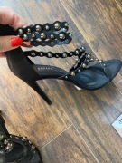 Sandałki na szpilce czarne, roz.39, nowe