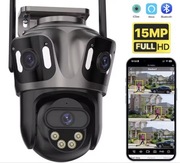 Kamera obrotowa WiFi 15MP 3 obiektywy