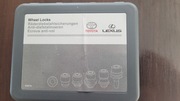 Nakrętki zabezpieczające na koła - Toyota.