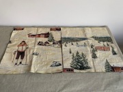 Tkanina Gobelinowa Dekoracyjna na Poduszkę 