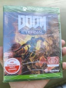 DOOM ETERNAL XBOX ONE  PL + METALOWY PLAKAT FOLIA